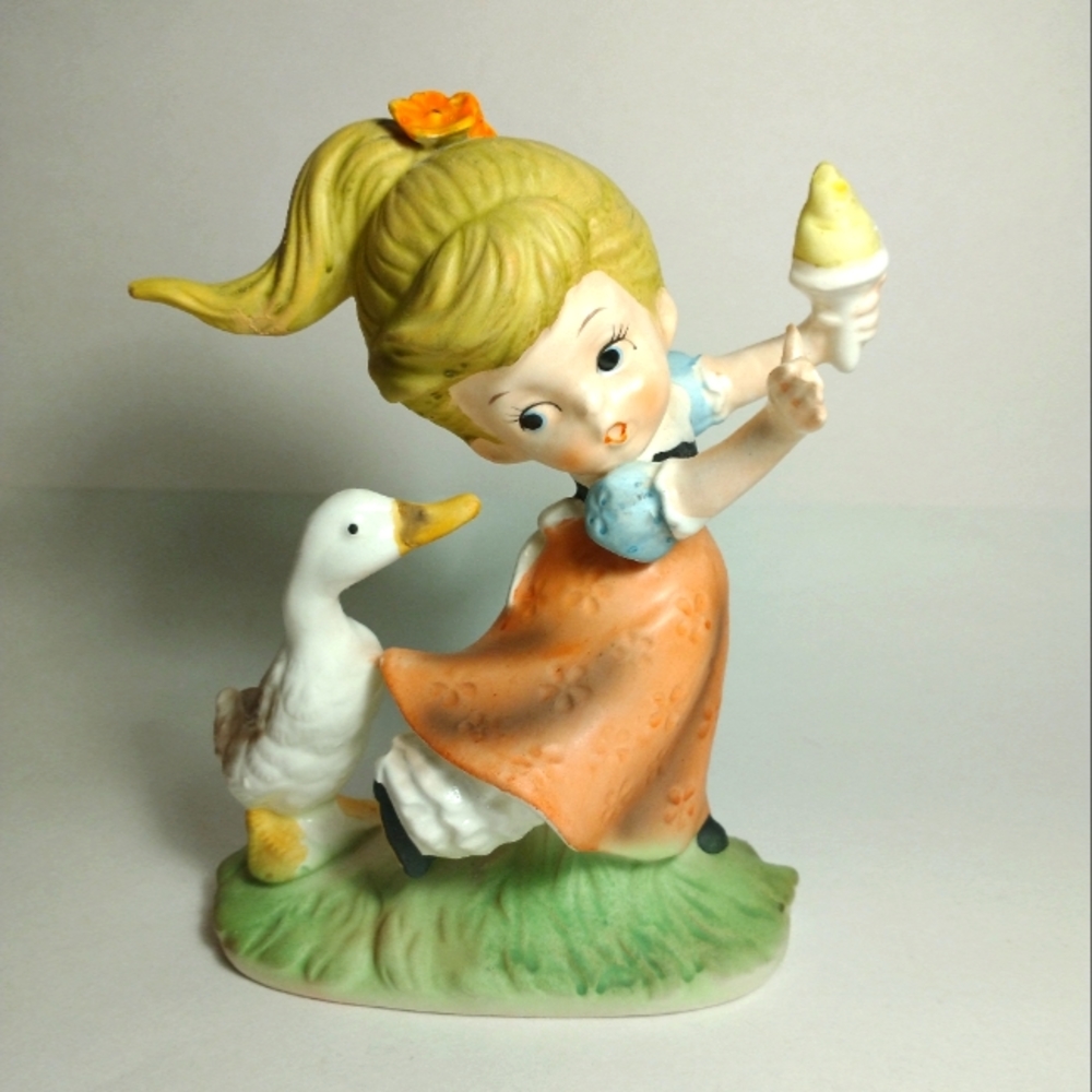Collectors Choice Series. Girl chased by duck for ice cream